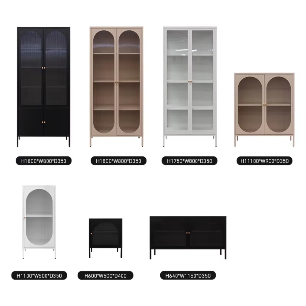 خزانة عرض زجاجية طويلة للمطبخ  - مراجعة Glass Cabinet Display وسعره