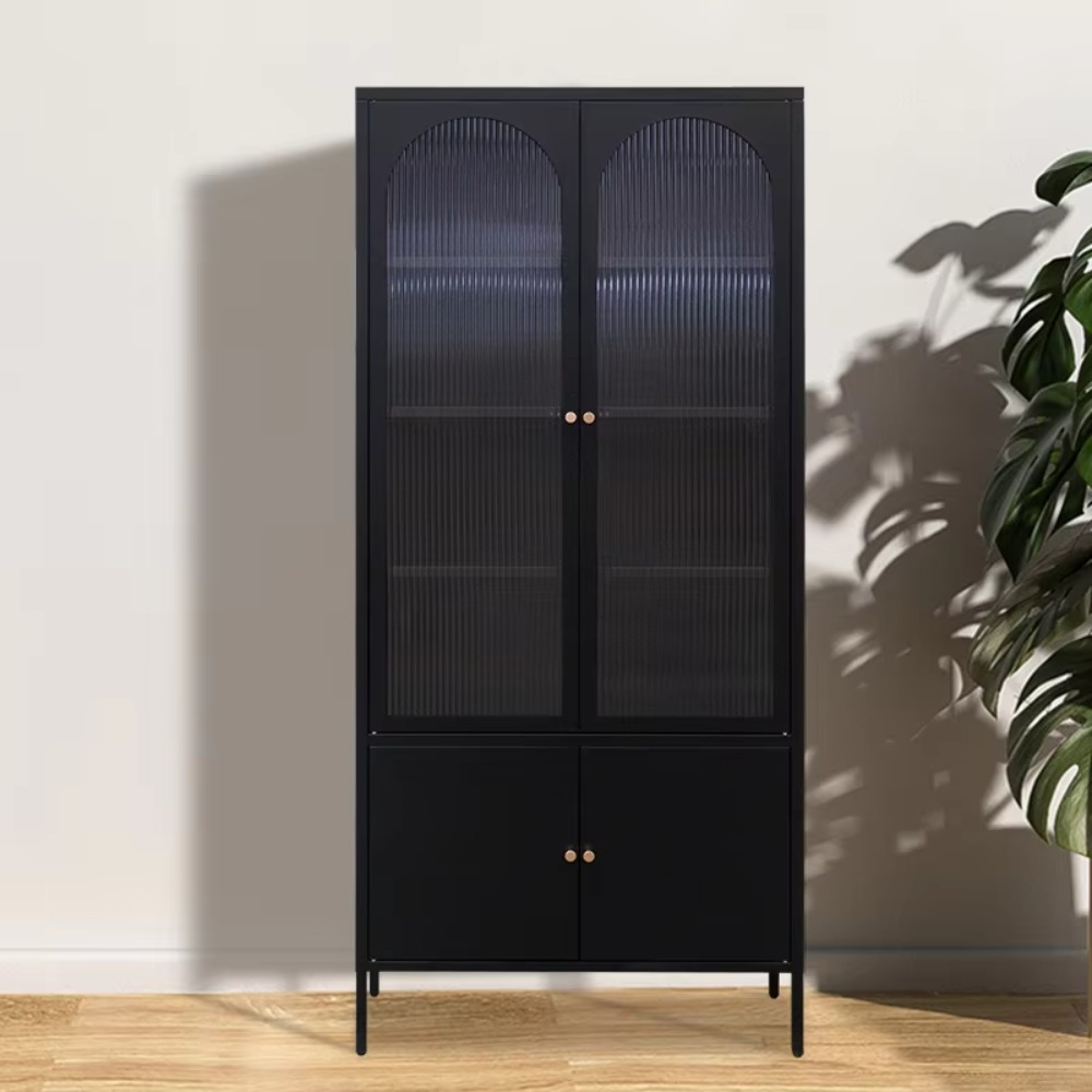 خزانة عرض زجاجية طويلة للمطبخ  - مراجعة Glass Cabinet Display وسعره
