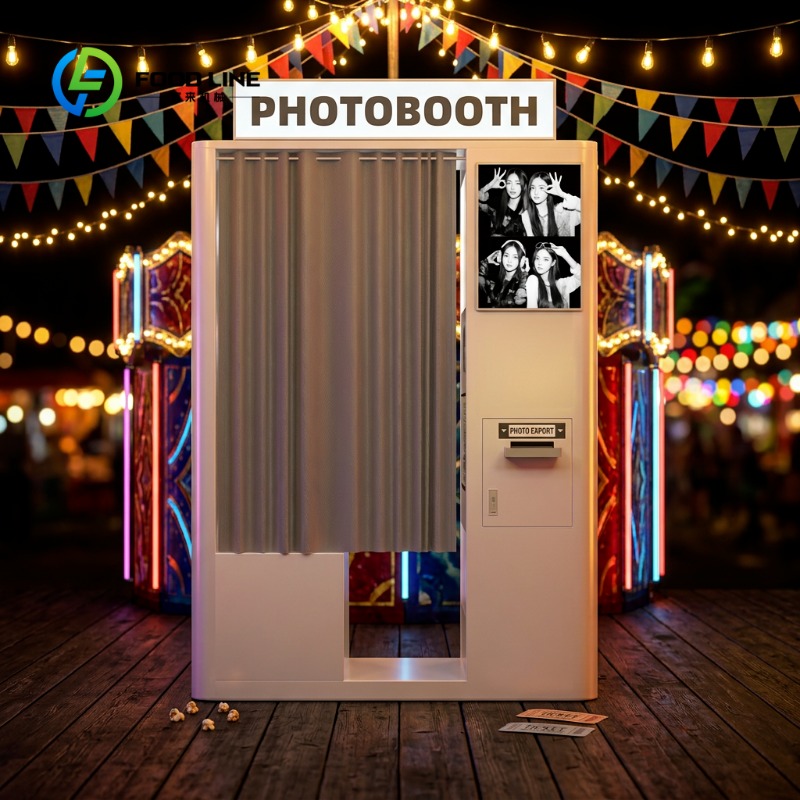 ماكينة تصوير ذاتية الخدمة بتصم - مراجعة Photo Booth Machine وسعره